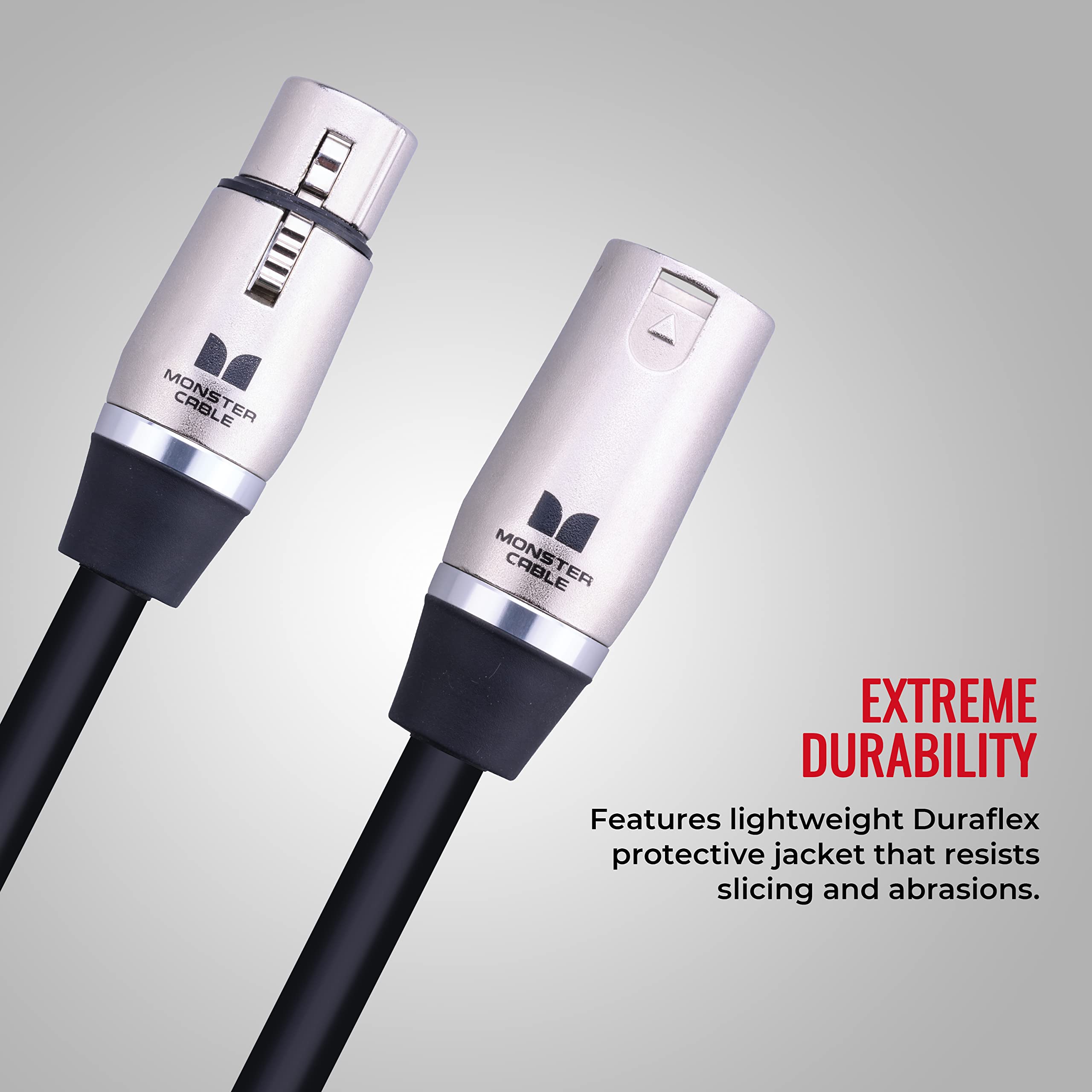 MONSTER CABLE MONSTER EXTREME DURABILITY

Features lightweight Duraflex protective jacket that resists slicing and abrasions.