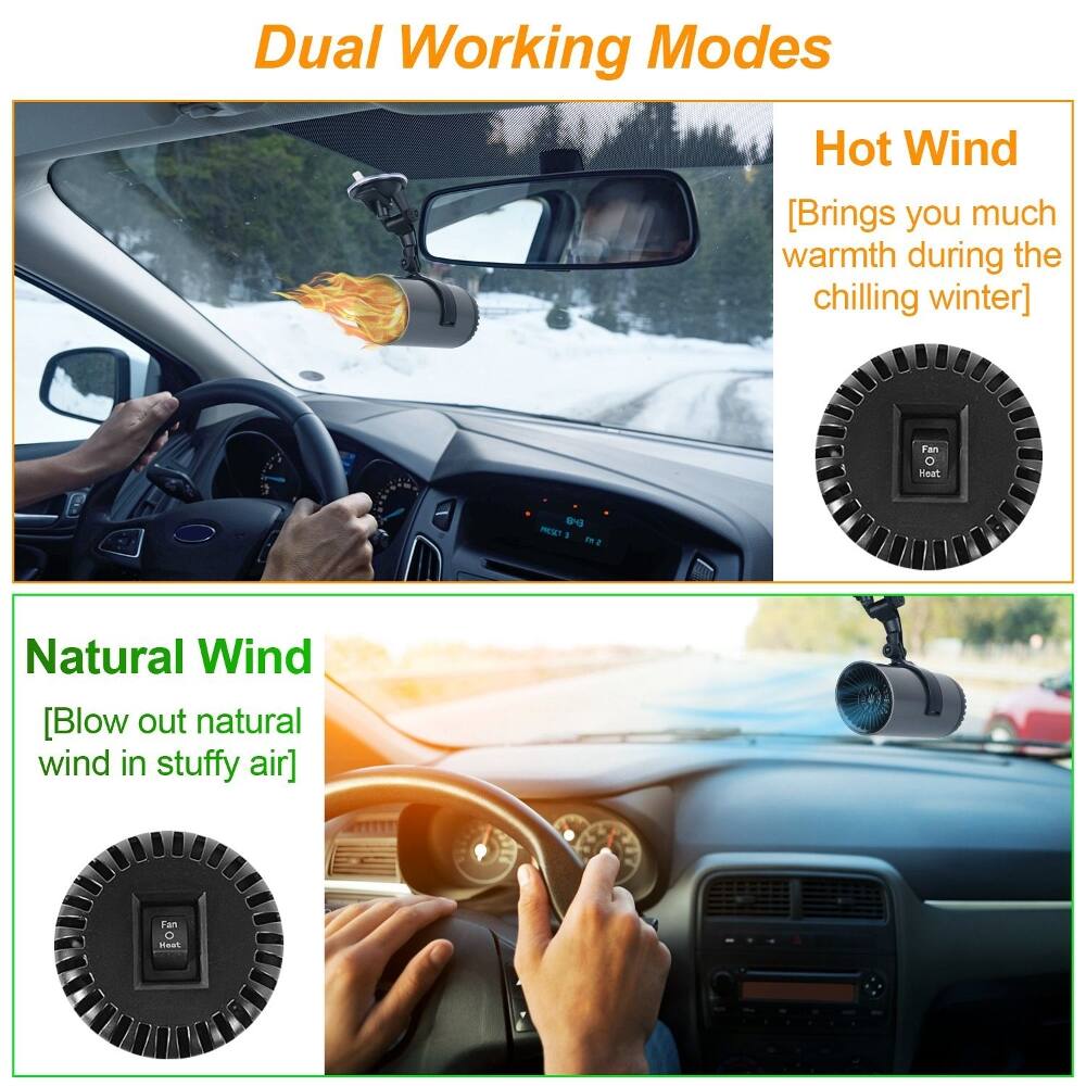 Dual Working Modes

Hot Wind
[Brings you much warmth during the chilling winter]

Natural Wind
[Blow out natural wind in stuffy air]