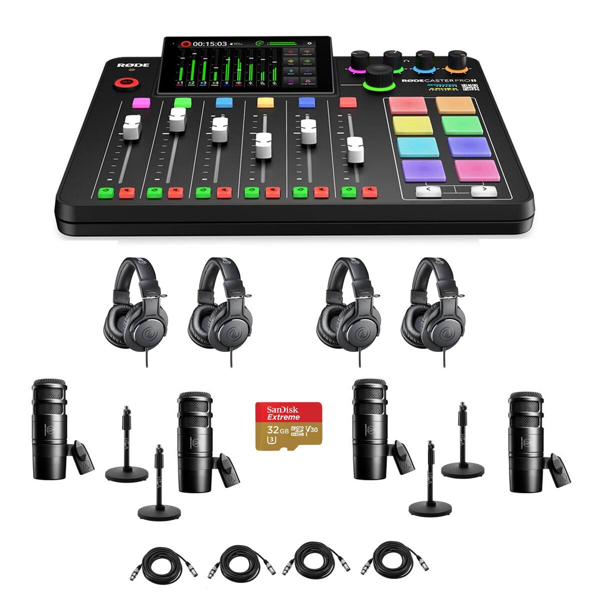 00:15:03 RODE RODECASTER PRO I. ARTER GOPEL - 2 - SanDisk Extreme 32GB m2 V30 U3