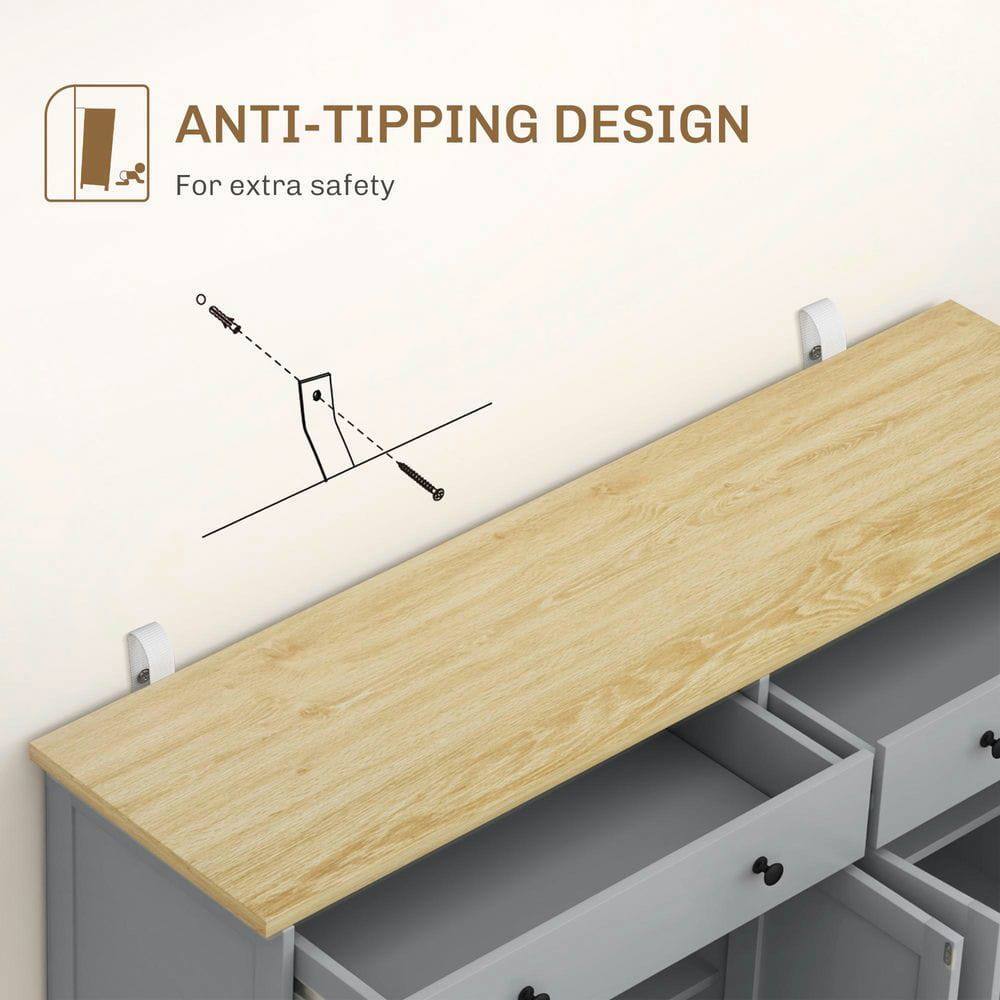 ANTI-TIPPING DESIGN  
For extra safety