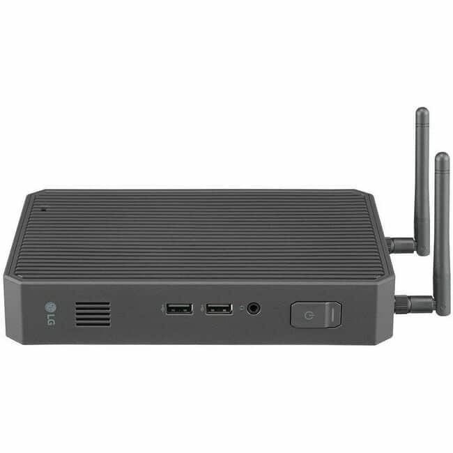 LG - CQ601N-6P Thin Client - Intel Pentium N6005 Quad-core (4 Core) 2 GHz - 8 GB RAM - 16 GB Flash - Gigabit Ethernet - Black