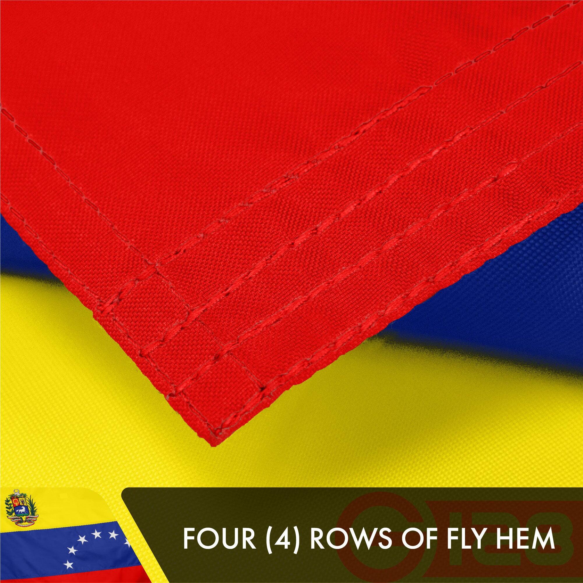 FOUR (4) ROWS OF FLY HEM
