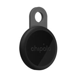 Chipolo - LOOP - Rechargeable Bluetooth Tracker for Keys & Bags, Out of Range Alerts, Apple Find My & Android Find Hub Compatible - Charcoal