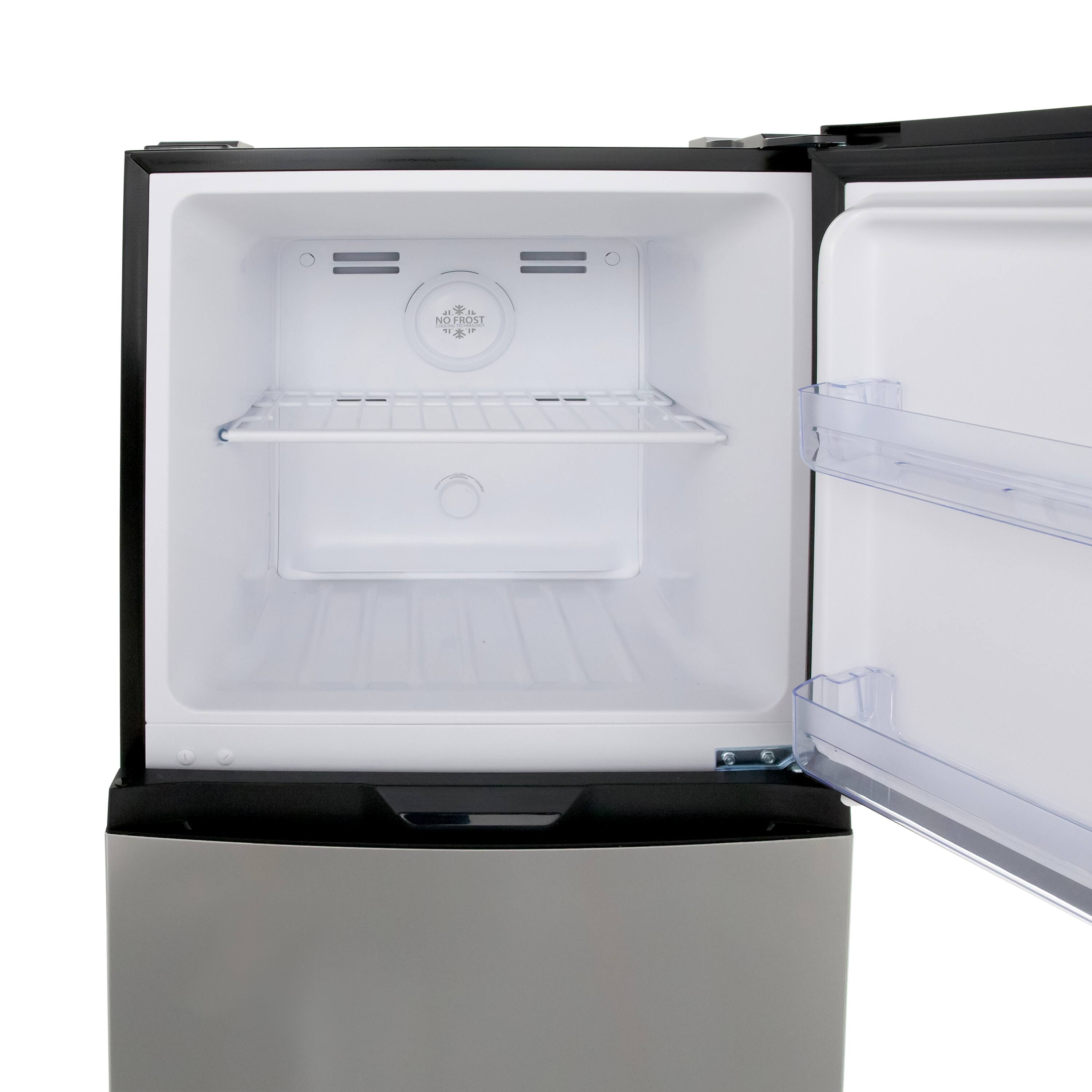 Alt View 3. Avanti - 7.0 cu. ft. Apartment Size Refrigerator - Stainless Steel.