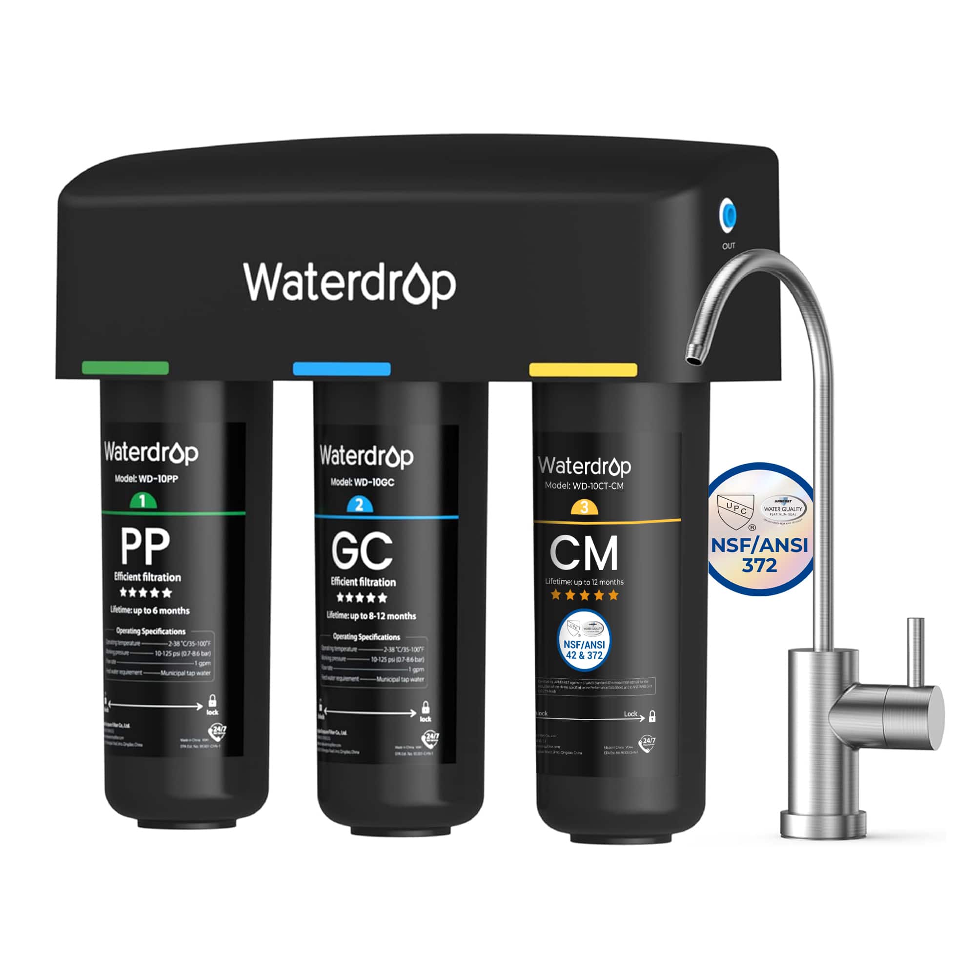 Waterdrop - TSB-CM Under Sink Water Filter System - Black price history on PriceWatchPro