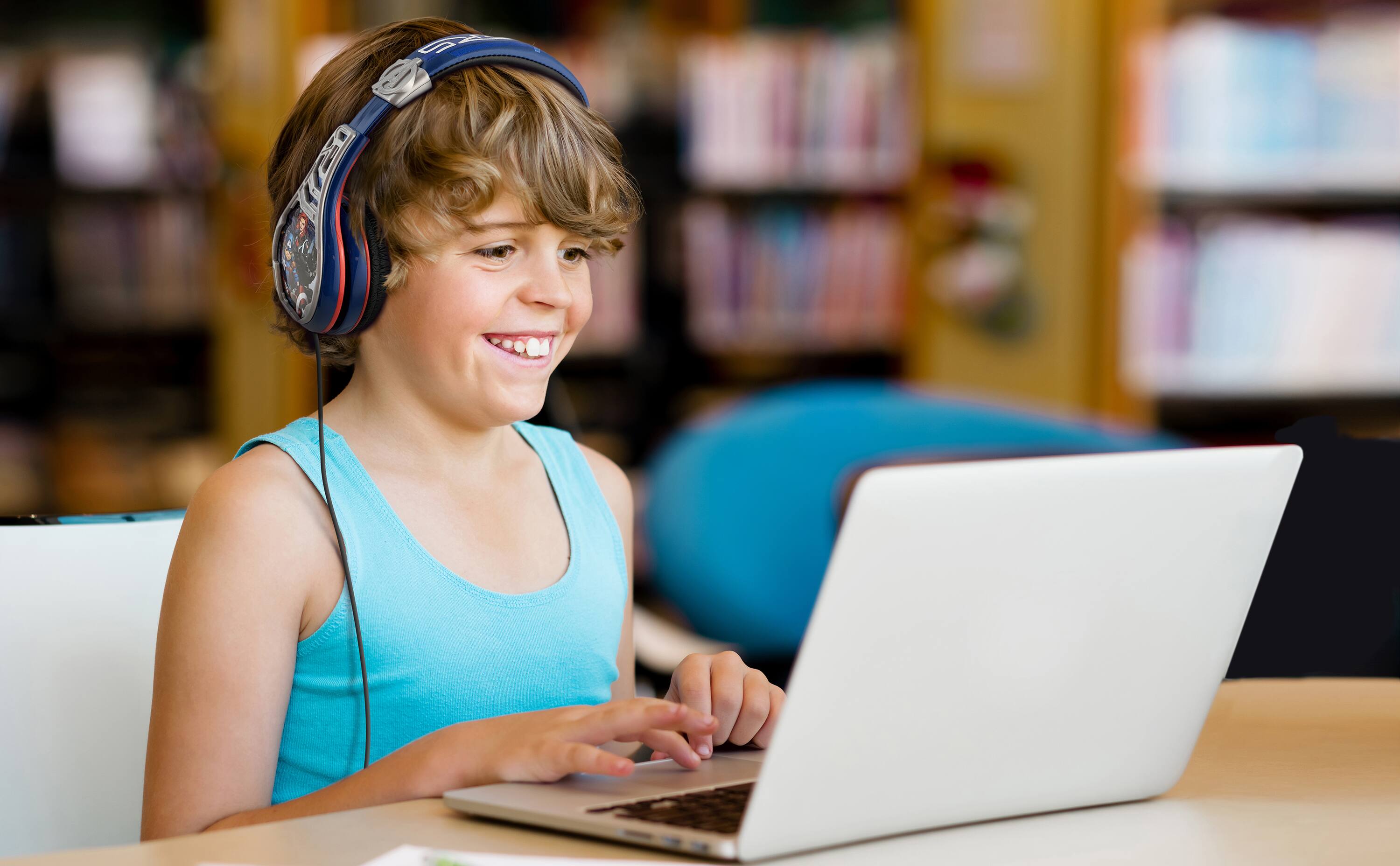 Alt View 1. eKids - eKids Marvel Avengers Wired Headphones for Kids, Children’s Headphones for School, Home, or Travel - Multicolor.