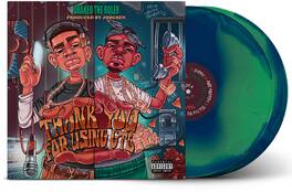 Drakeo The Ruler - Thank You For Using GTL - Green/Blue - VINYL LP