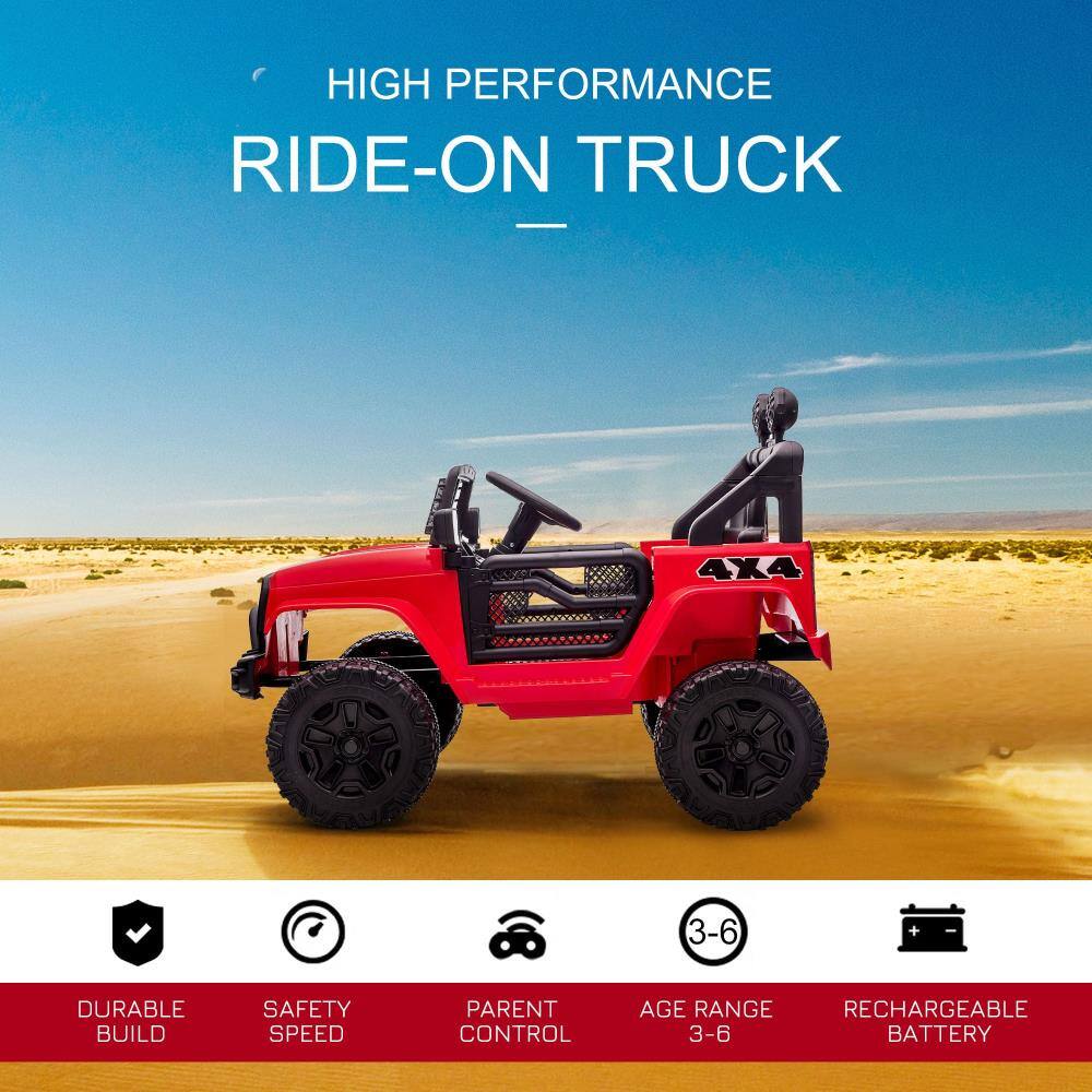 HIGH PERFORMANCE RIDE-ON TRUCK

- DURABLE BUILD
- SAFETY SPEED
- PARENT CONTROL
- AGE RANGE 3-6
- RECHARGEABLE BATTERY