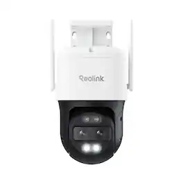 Reolink - TrackMix WiFi 4K 8MP PTZ Dual-Lens Security Camera,Auto-Track Pan&Tilt 6×Hybrid Zoom Smart Detection 2-way Audio - White