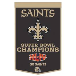 WinCraft - New Orleans Saints 24" x 38" Championship Banner - Multicolor