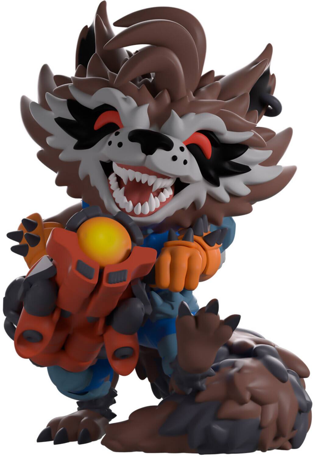 Front. Youtooz - Youtooz - Marvel Rivals Rocket Raccoon Figure   - COLLECTIBLES - Multicolor.