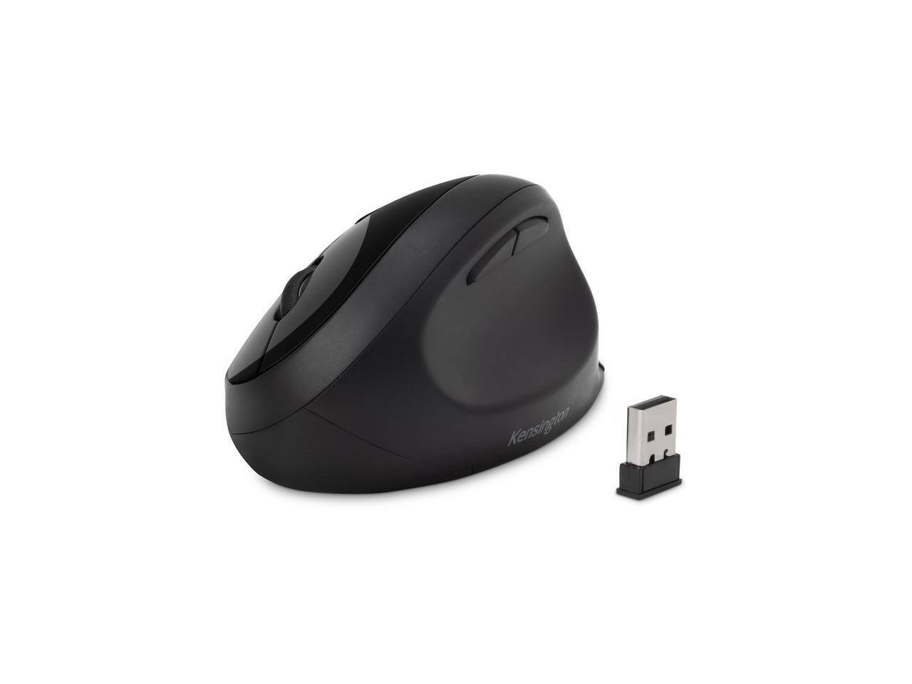 Alt View 7. Kensington - Kensington Pro Fit Ergonomic Wireless Mouse - Black (K75404WW), 8"x6"x4" - Black.
