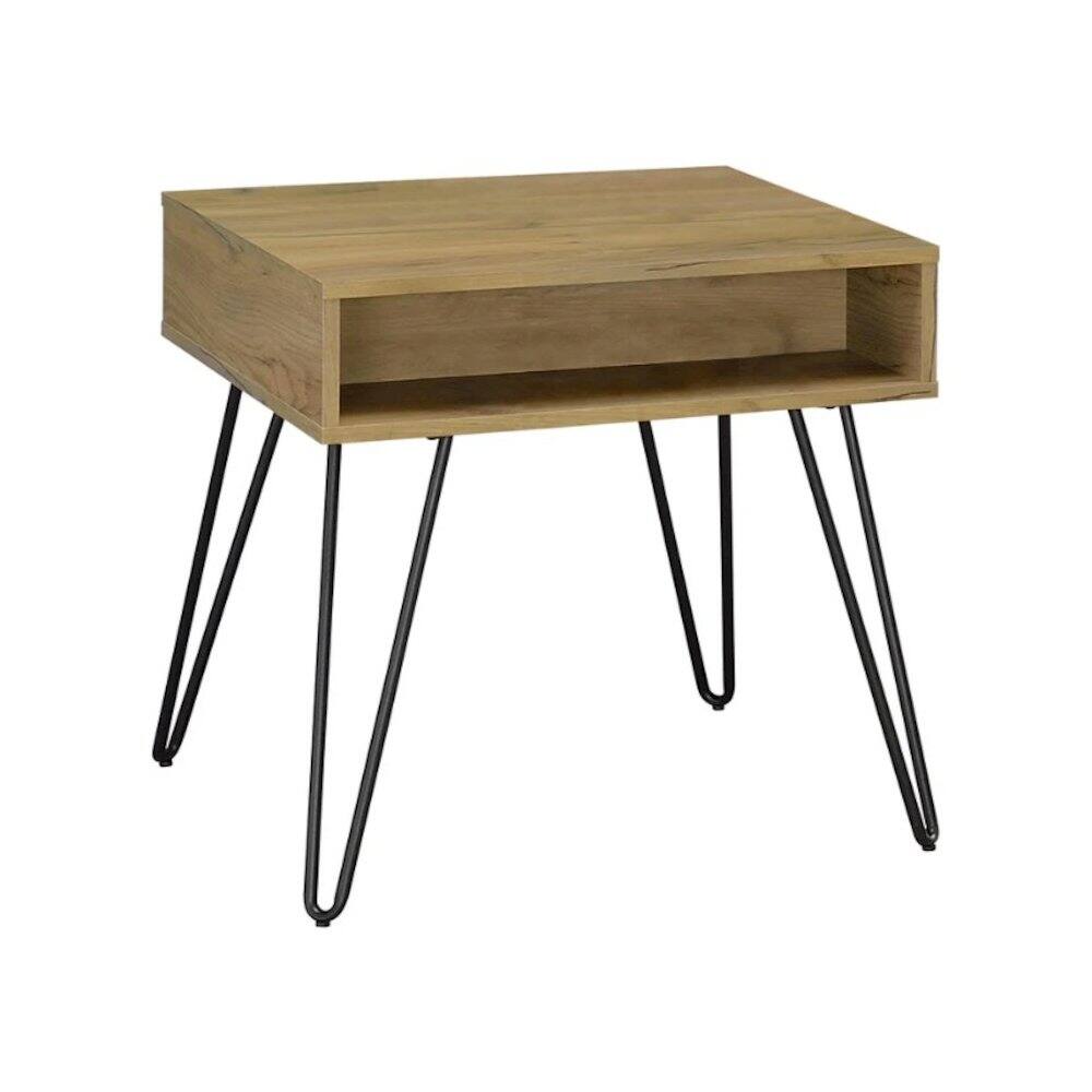 Alt View 2. Coaster Co. of America - Fanning 3-piece Lift Top Coffee and End Table Set Golden Oak - Brown.