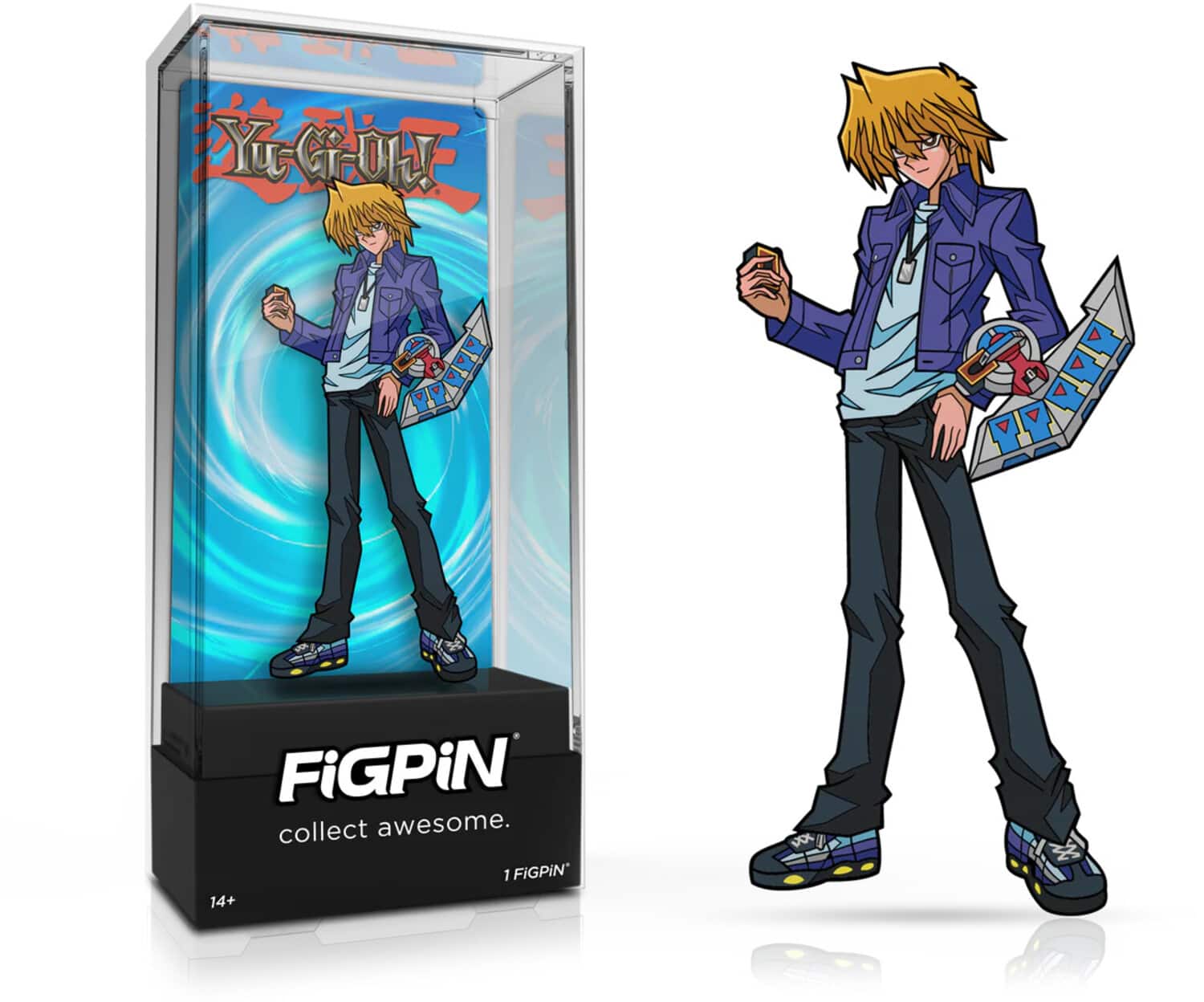 PopMarket - FiGPiN - Yu-Gi-Oh! - Joey Wheeler - 3 Inch Enamel Pin (1676) - COLLECTABLES - Multicolor