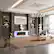 Alt View 1. Famapy - Upto 65" TV Stand with Electric Fireplace and LED Lights, Entertainment Center with Storage for Living Room Heating - White & Black.