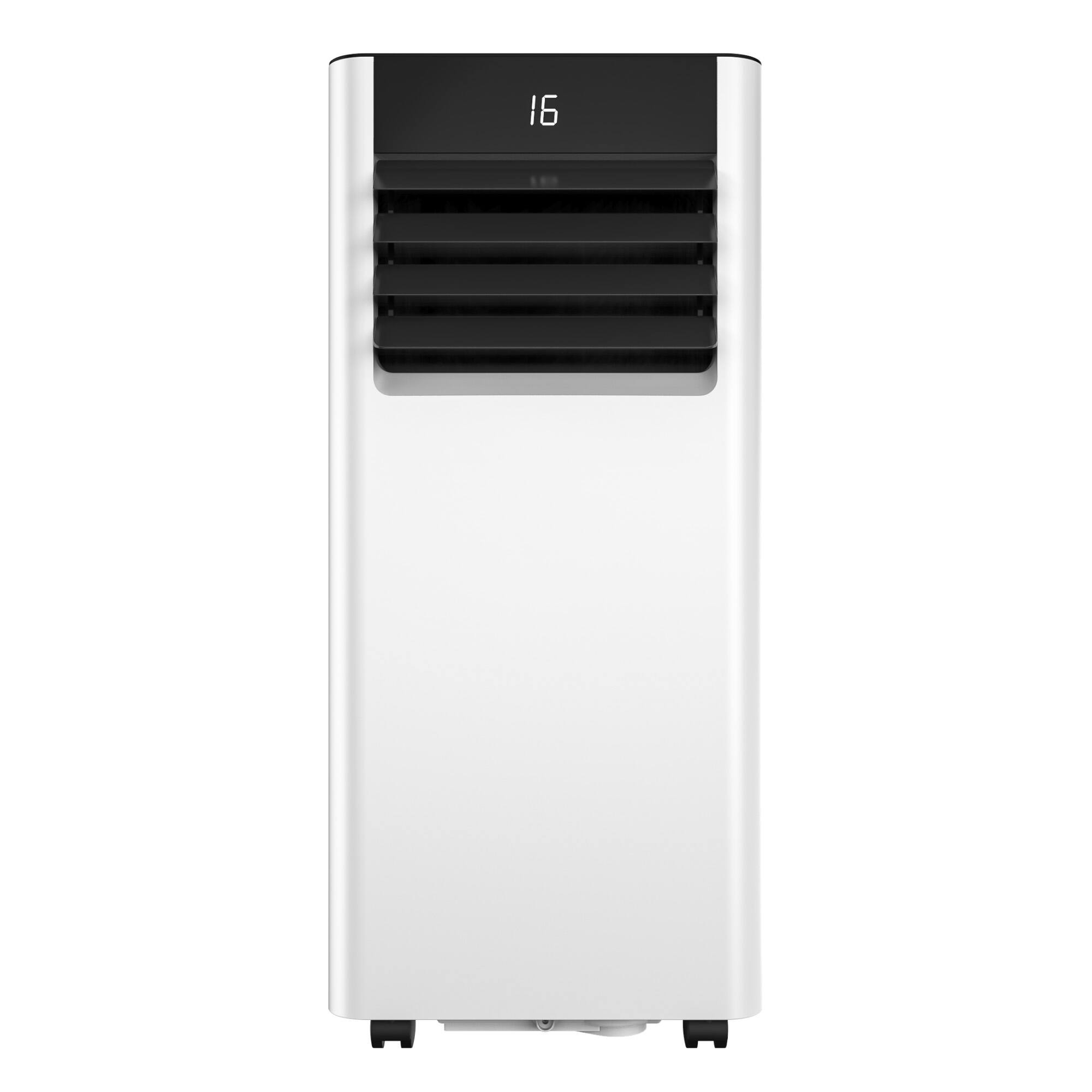 Angle. SIMZLIFE - Portable Air Conditioner 10000 BTU, Cools 350 Sq.ft, 3-in-1 with Cool/Fan/Dry, Quiet,Ideal for Bedroom/Office - white.