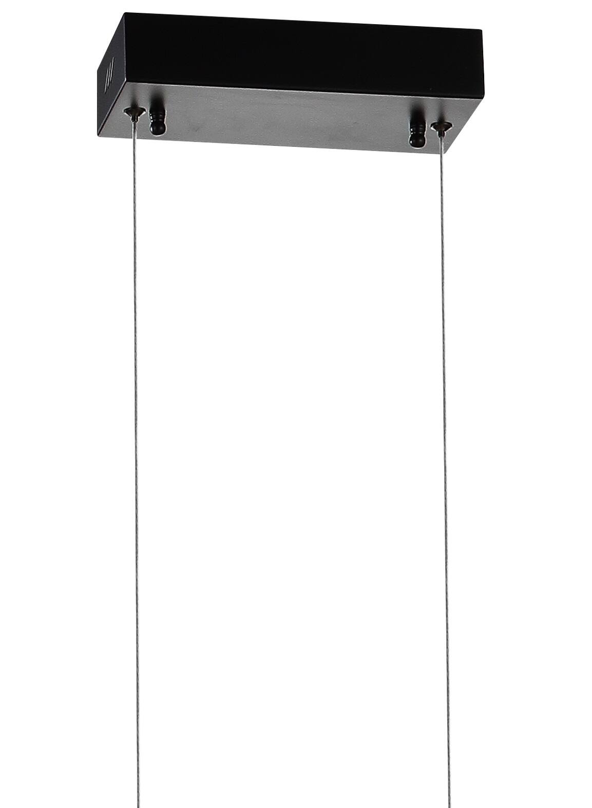 Alt View 5. Jonathan Y - Conley 39.5" Dimmable Adjustable Integrated LED Metal Linear Pendant, Black - Black.