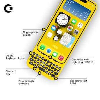 Clicks Keyboard for Apple iPhone 15 Pro Max BumbleBee - Best Buy Clicks Keyboard for Apple iPhone 15 Pro Max BumbleBee - Best Buy