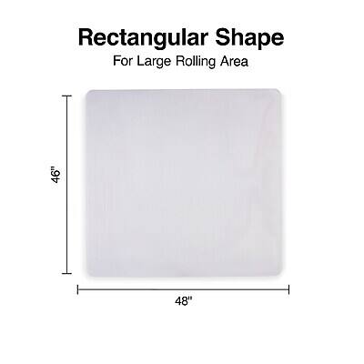 Rectangular Shape  
For Large Rolling Area  

48" x 48"