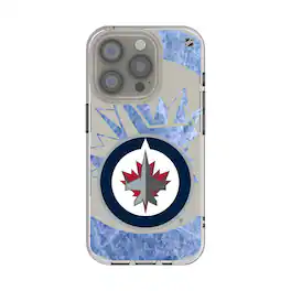 Keyscaper - NHL - Winnipeg Jets iPhone Clear Ice Case - 14 - Multicolor