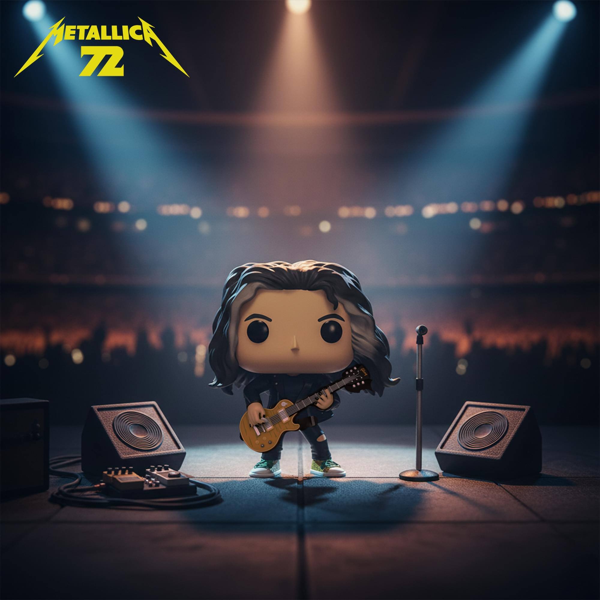 Alt View 3. Funko - Kirk Hammett (72 Seasons) - Black.