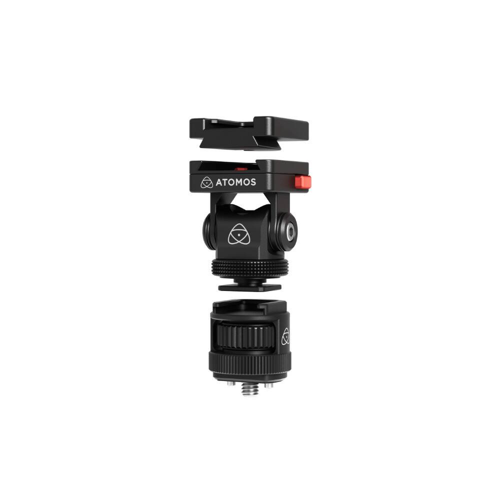 Left. Atomos - Atomos Cold Shoe Mount with Quick Release Plate for Monitors and Microphones.