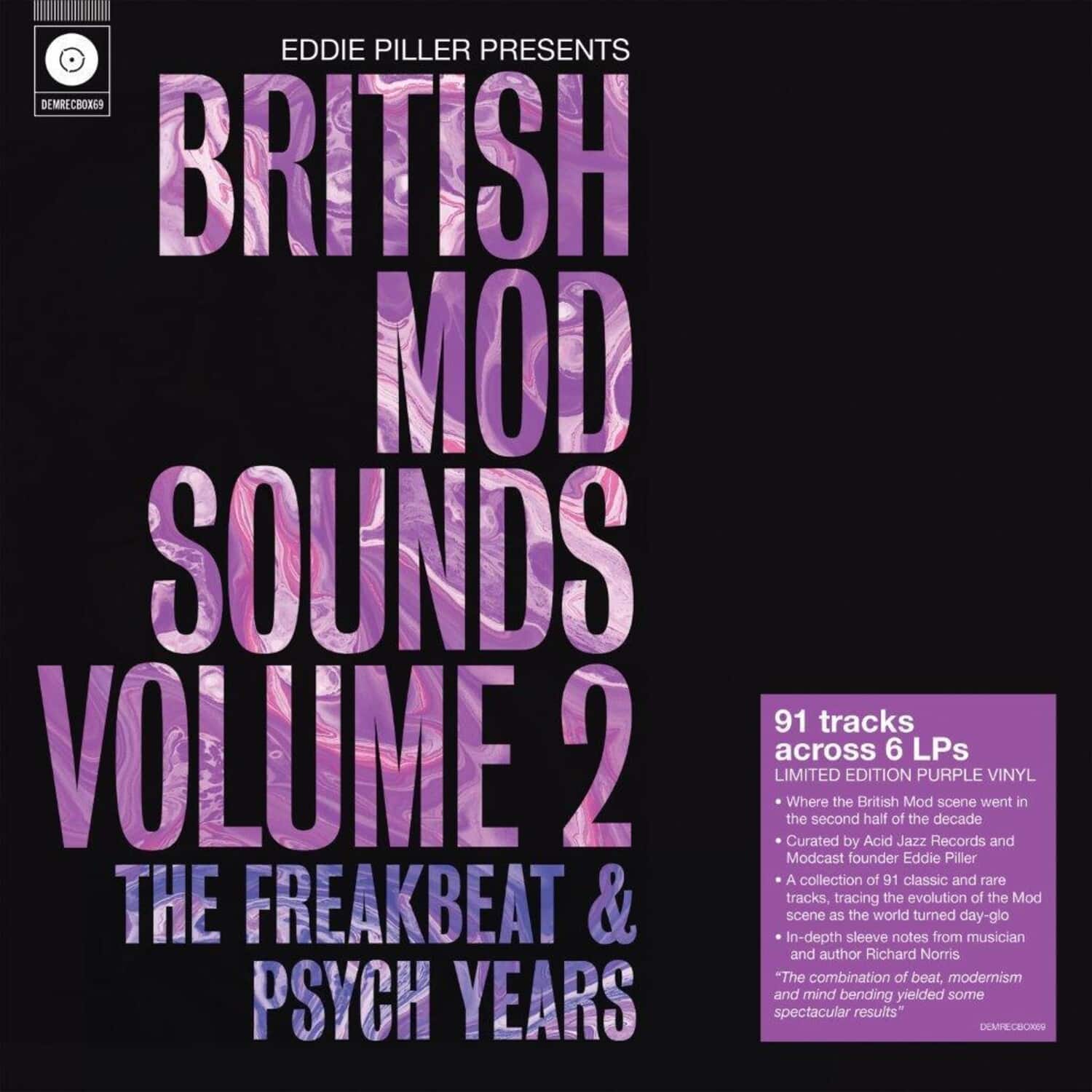 Various Artists - Eddie Piller Presents British Mod Sounds Of The 1960s Volume 2: The Freakbeat & - VINYL LP price history on PriceWatchPro