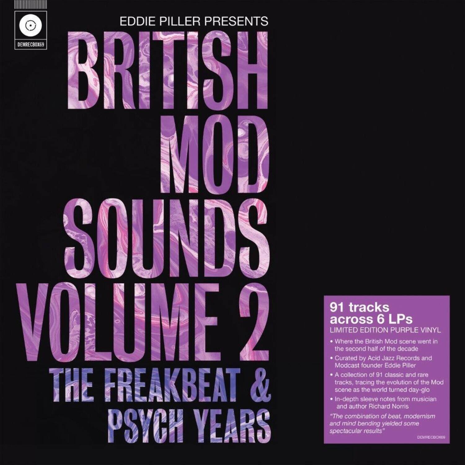 Various Artists - Eddie Piller Presents British Mod Sounds Of The 1960s Volume 2: The Freakbeat & - VINYL LP