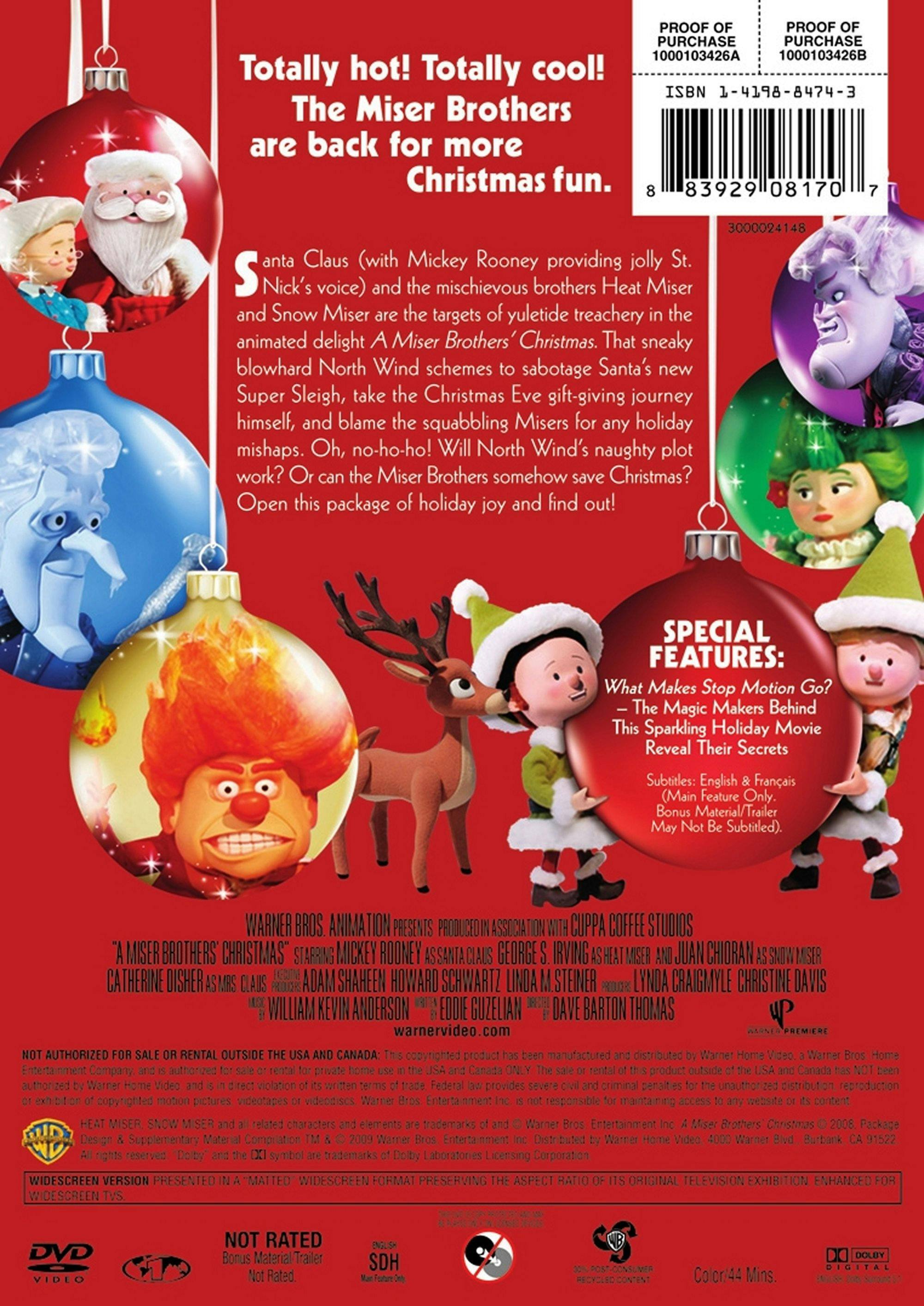 Angle. A Miser Brothers' Christmas (Deluxe Edition) [DVD].