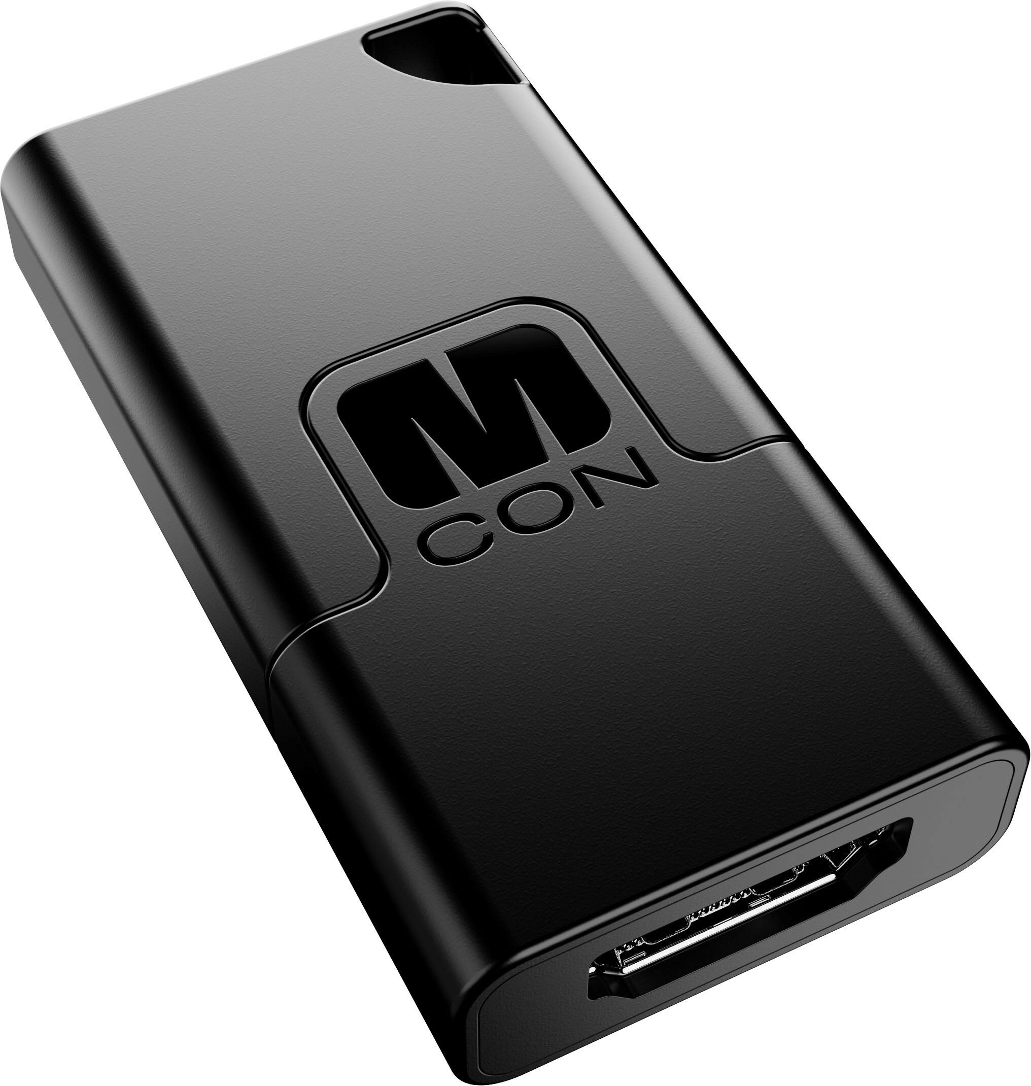 Front. OhSnap - MCON Key Cast Stick with 4k @60Hz HDMI Video Display for Univeral Phones with USB-C Port - Black.