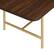 Alt View 32. Walker Edison - Contemporary Metal and Wood Nesting Coffee Table - Dark Walnut.