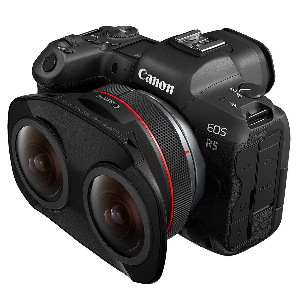 Canon EOS R5 with RF 5.2mm Lens