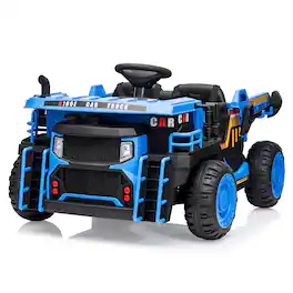 GARVEE - 24V Kids Ride on Dump Truck with Remote Control