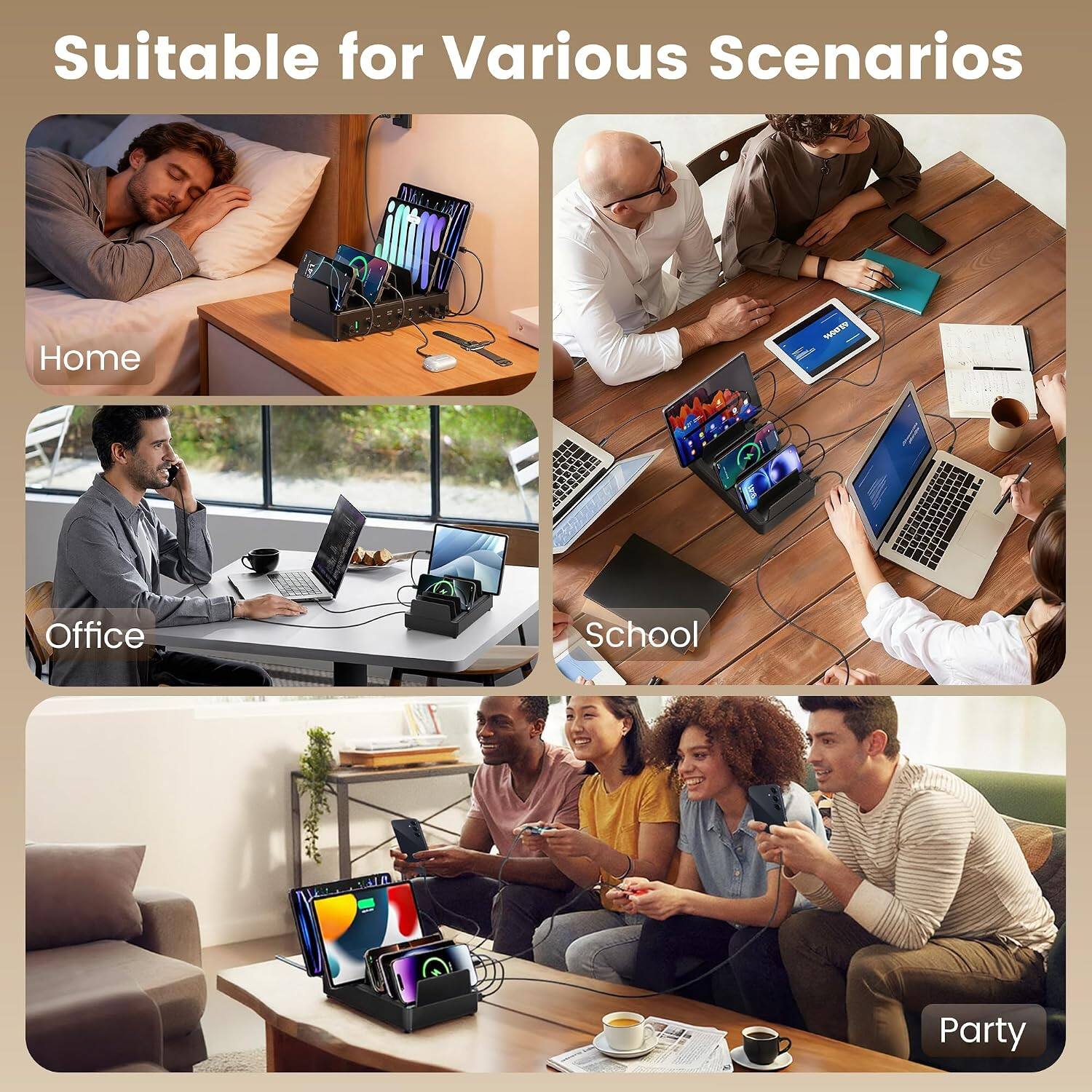 Suitable for Various Scenarios  
Home  
Office  
School  
Party