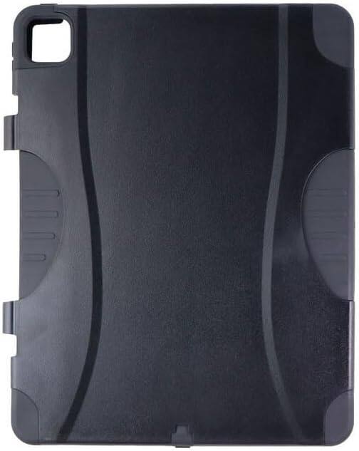 Angle. Verizon - Verizon 2020 12.9-inch iPad pro Case | Color: Clear/black - Black.