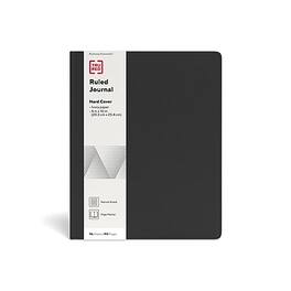 TRU RED - TRU RED™ Large Hard Cover Ruled Journal, 8" x 10", (TR54768) - Black