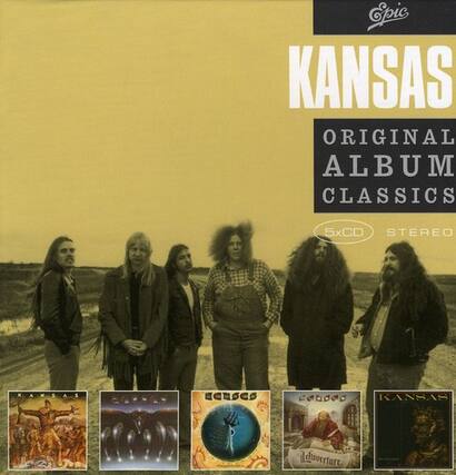 KANSAS
ORIGINAL ALBUM CLASSICS
5xCD STEREO
KANSAS
KANSAS
FRAGILE
CANTICLE
CONQUEST
A DREAMERS' TALE
Adventure
