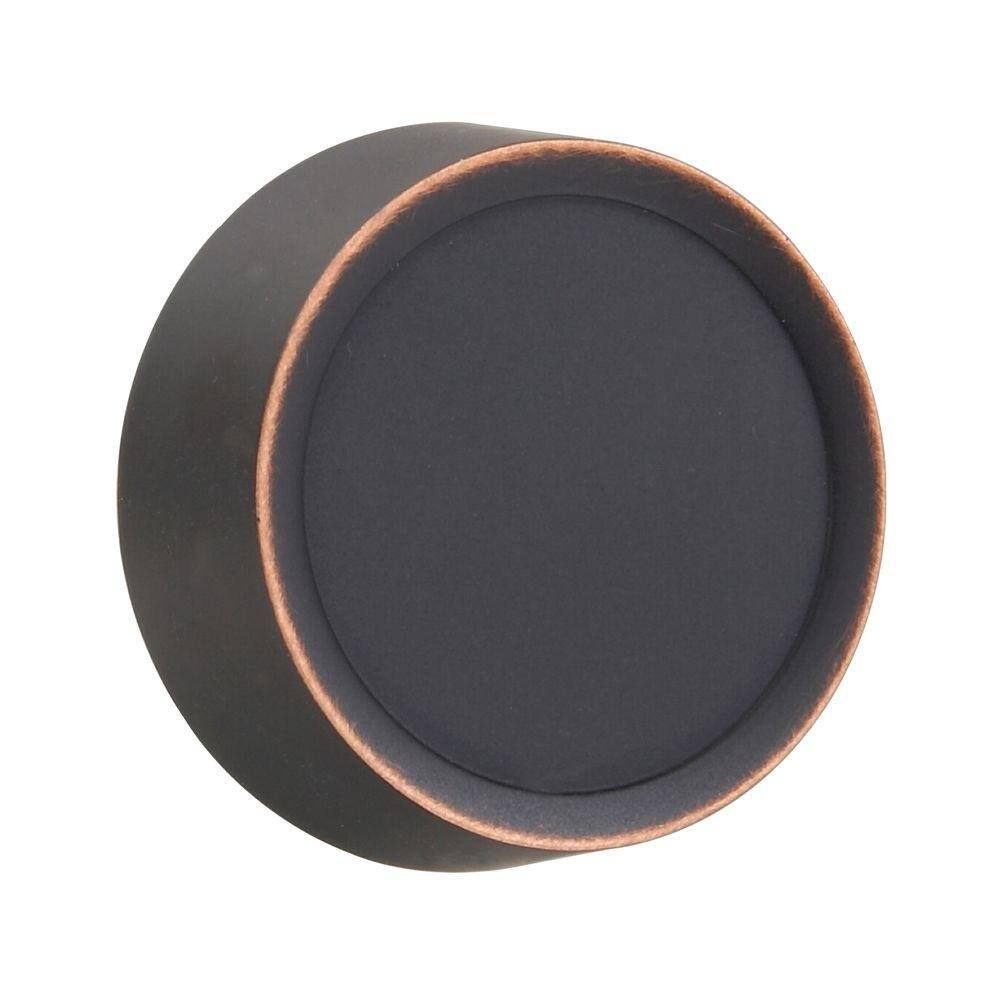 Front. Amber Sporting Goods - AMERELLE 947VB Dimmer Knob Wall Plate, 1 Pack by Amerelle-947VB, Metallic|Aged Bronze - Bronze.