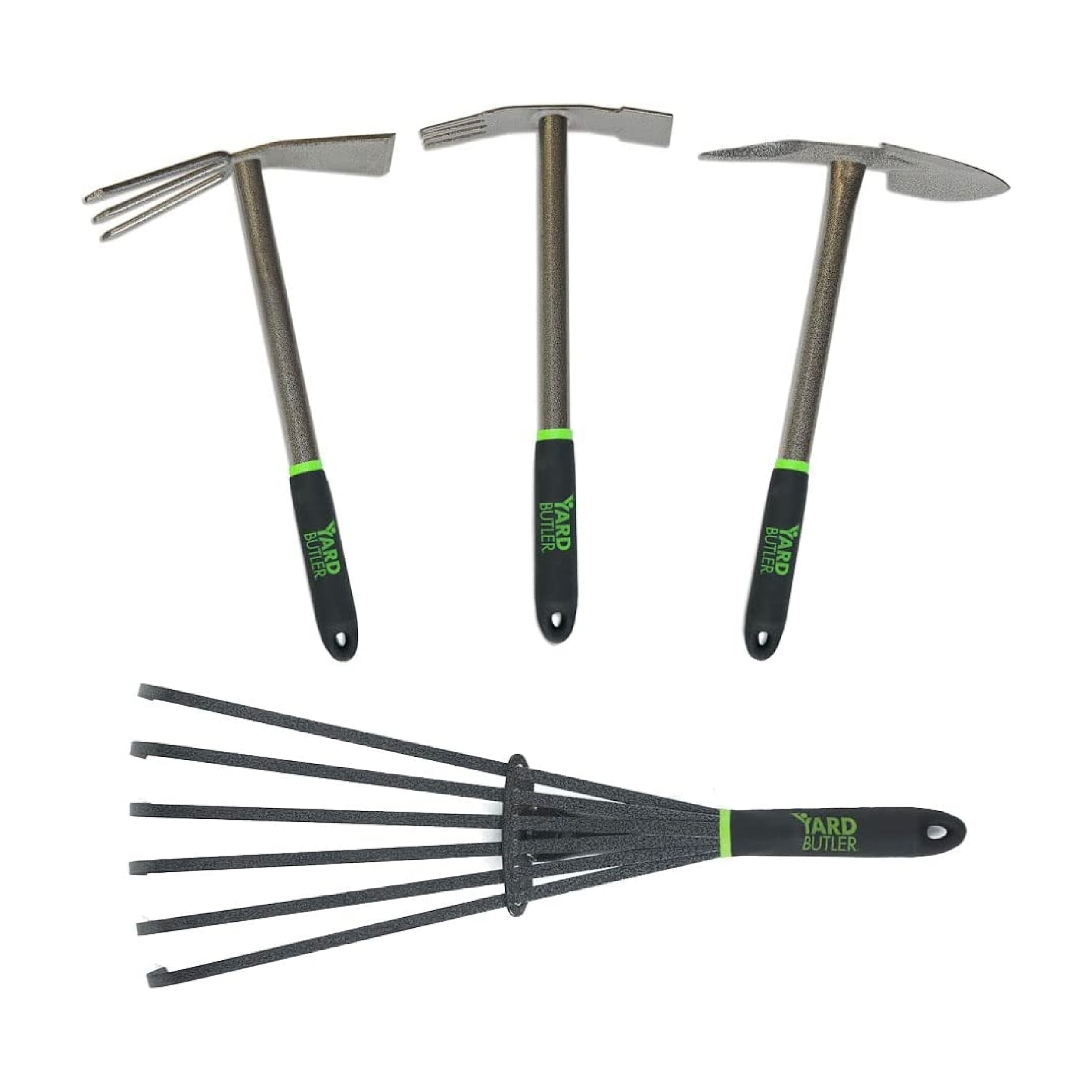 Yard Butler - Terra Tuff Hand Tool Bundle - Gardening Tool Set, Comfortable Grip, Rust-Resistant Steel ITT-4B