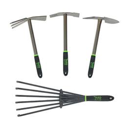 Yard Butler - Terra Tuff Hand Tool Bundle - Gardening Tool Set, Comfortable Grip, Rust-Resistant Steel ITT-4B