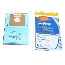 EnviroCare - 12 Pack SL Simplicity Type J Allergy Canister Vacuum Bags RSLP-6 S2-6 – Part 810