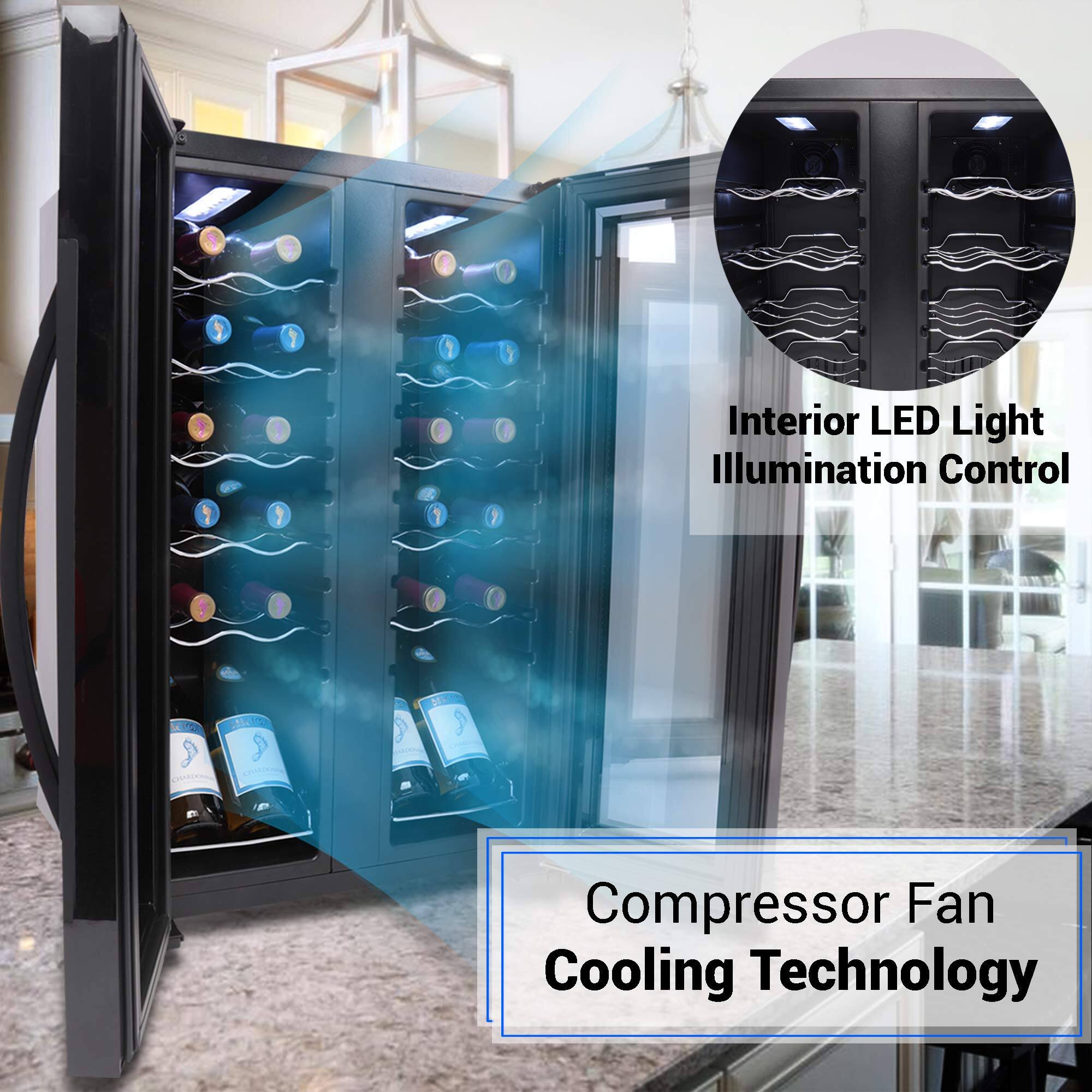 1. Interior LED Light Illumination Control
2. Compressor Fan Cooling Technology
