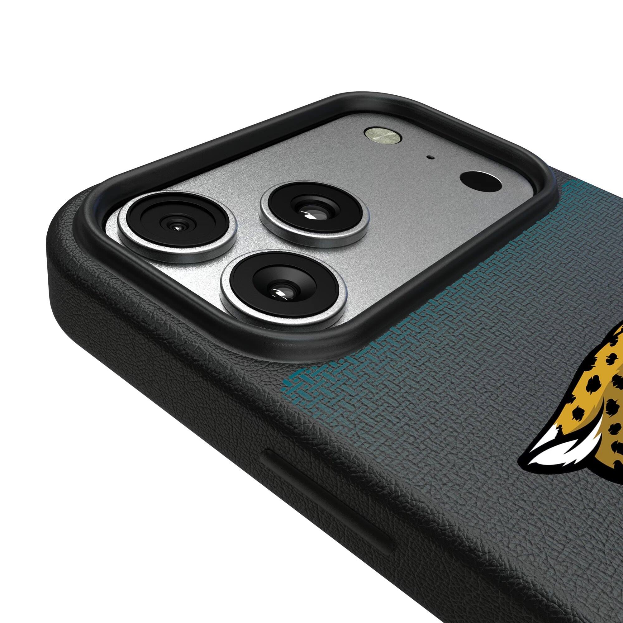 Alt View 2. Keyscaper - Linen Logo iPhone Magnetic Bump Case - 15 - Black.