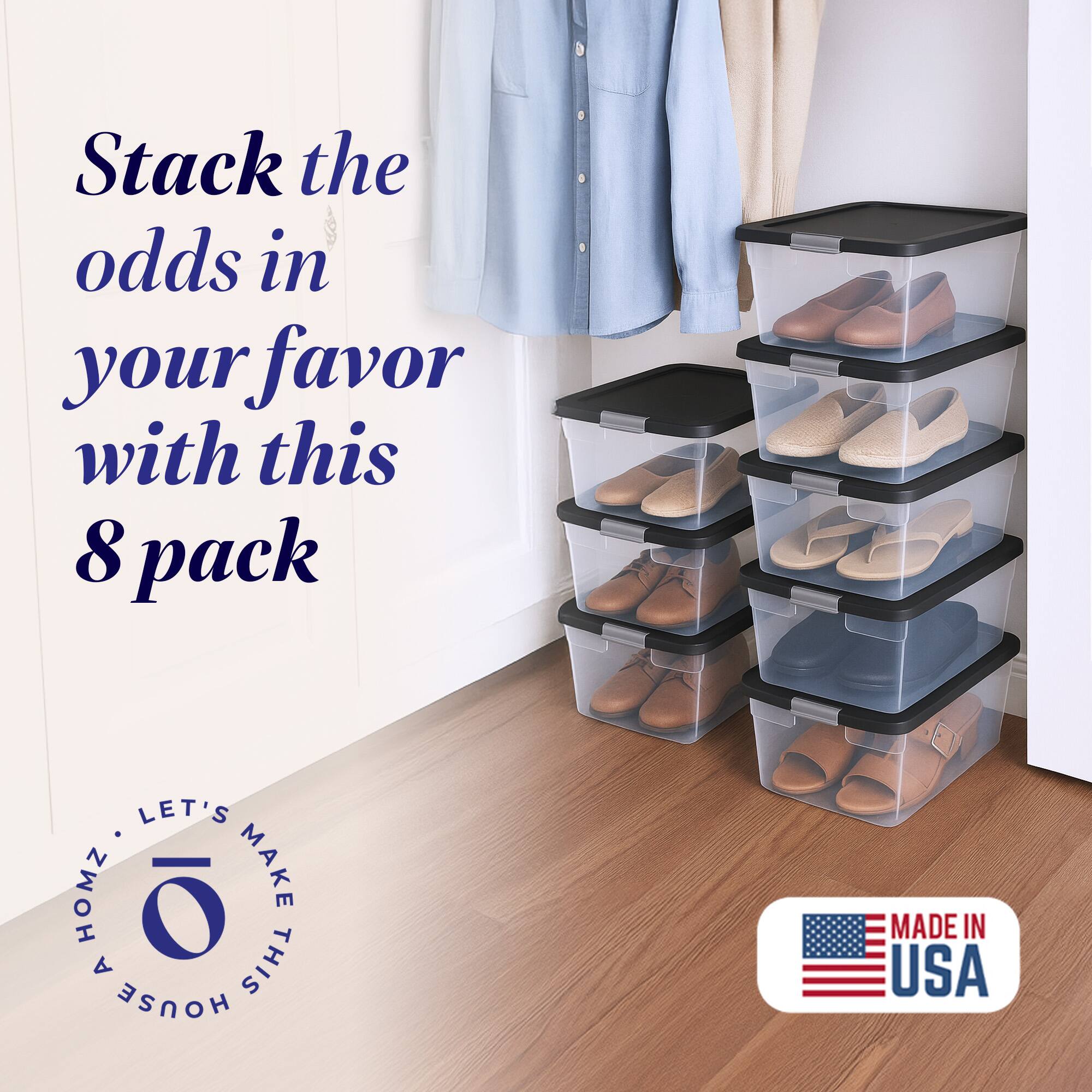 Stack the odds in your favor with this 8 pack

LET'S MAKE THIS HOUSE

MADE IN USA