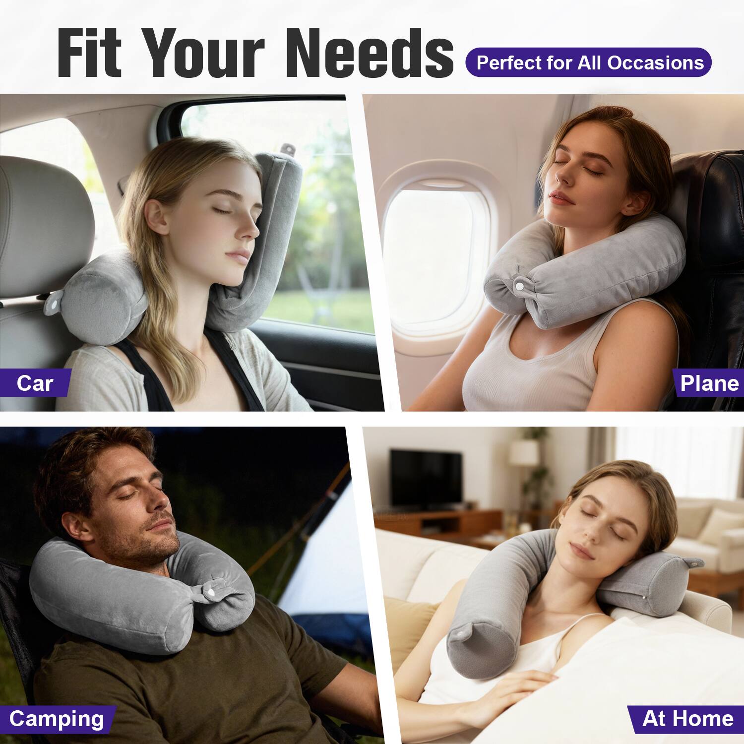 Fit Your Needs  
Perfect for All Occasions

Car  
Plane  
Camping  
At Home
