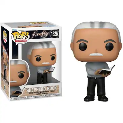 Funko POP! Firefly 1826
Television
Shepherd Book
Vinyl Figure / Figurine en Vinyle / Figura de Vinilo / Figura de Vinil
Vinyl Figure / Figurine en Vinyle / Figura de Vinilo / Figura de Vinil