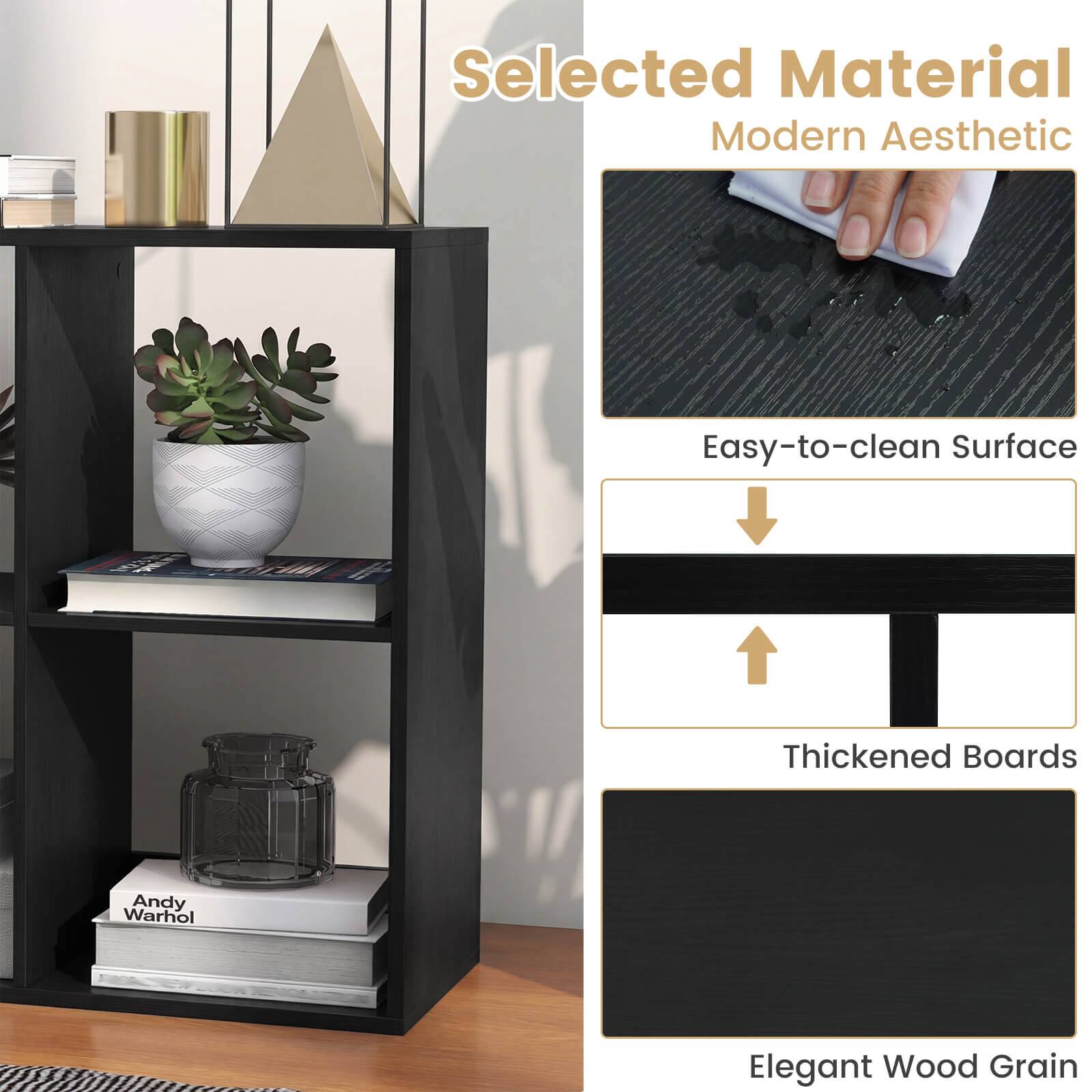 Selected Material  
Modern Aesthetic  
Easy-to-clean Surface  
Thickened Boards  
Elegant Wood Grain