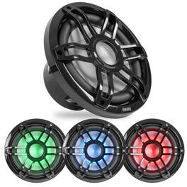 NVX - 10" V-Series Single 4-ohm Marine Subwoofer with LED Lighting - Black
