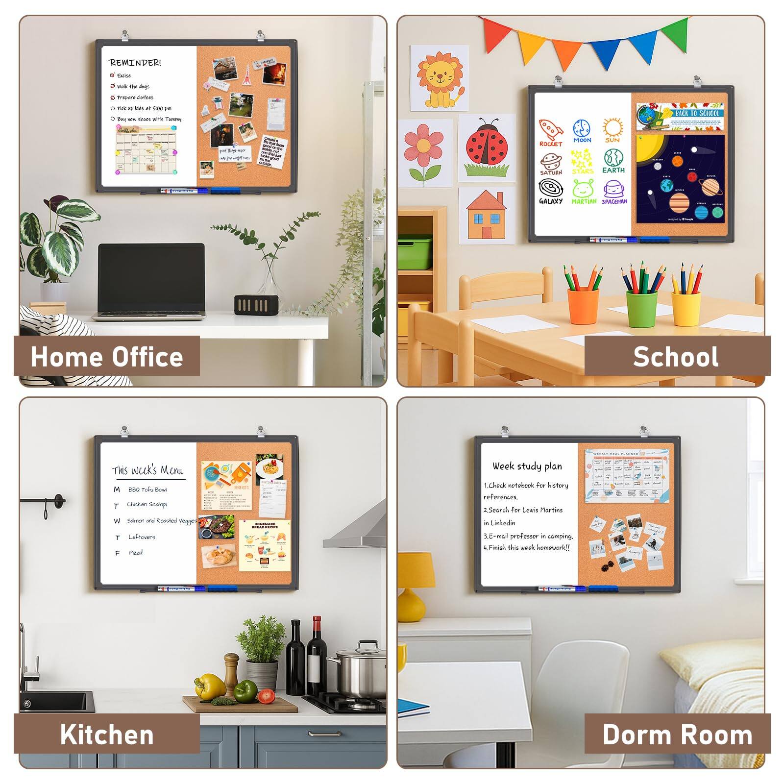 REMINDER

1. Brush teeth
2. Take a shower
3. Exercise for at least 30 min
4. Do some chores with Team
5. Do some exercise with Team

THIS WEEK'S MENU

M - BBQ Tofu Bowl
T - Chicken Scampi
W - Salmon and Roasted Veggies
T - Leafy Greens
F - Pizza

Week study plan

1. Check notebook for history references
2. Search for Lewis Martins in LinkedIn
3. E-mail professor in camping
4. Finish this week homework!!