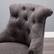 Alt View 14. Linon Home Décor - Leather Massage Task Chair - Charcoal Gray.